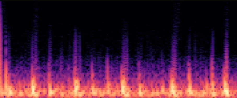 Audio Spectrogram generated by NN